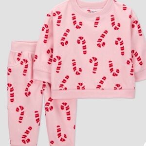 Carter's Candy Cane Newborn Outfit